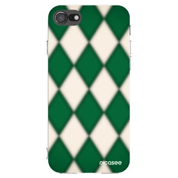 Picasee silikonski prozorni ovitek za Apple iPhone 7 - Emerald Diamond