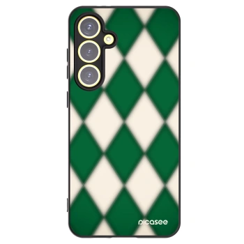 Picasee silikonski črni ovitek za Samsung Galaxy S24 FE S721B - Emerald Diamond