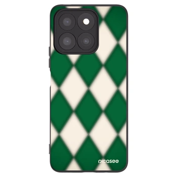 Picasee silikonski črni ovitek za Honor X8c - Emerald Diamond