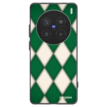 Picasee silikonski črni ovitek za Vivo X200 Pro - Emerald Diamond