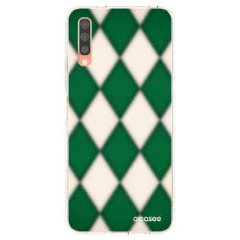 Picasee silikonski prozorni ovitek za Samsung Galaxy A70 A705F - Emerald Diamond