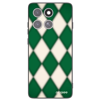 Picasee silikonski črni ovitek za Motorola Edge 60 Pro - Emerald Diamond