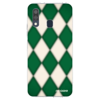 Picasee silikonski prozorni ovitek za Samsung Galaxy A40 A405F - Emerald Diamond