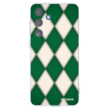 Picasee silikonski prozorni ovitek za Samsung Galaxy S25 FE 5G - Emerald Diamond
