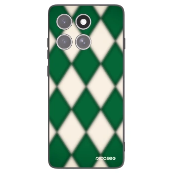 Picasee silikonski črni ovitek za Motorola Edge 60 Fusion - Emerald Diamond