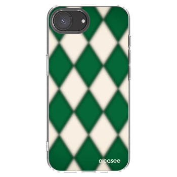 Picasee silikonski prozorni ovitek za Apple iPhone 17e - Emerald Diamond