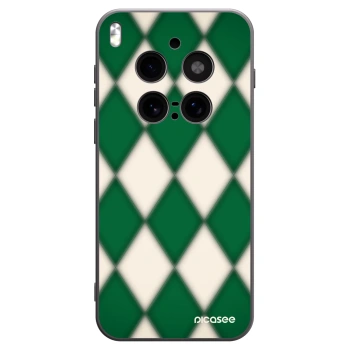 Picasee silikonski črni ovitek za Vivo X300 Pro - Emerald Diamond
