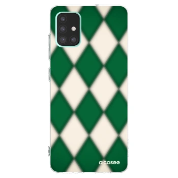 Picasee silikonski prozorni ovitek za Samsung Galaxy A51 A515F - Emerald Diamond