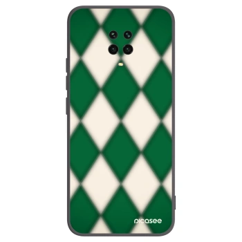 Picasee silikonski črni ovitek za Xiaomi Redmi Note 9 Pro - Emerald Diamond