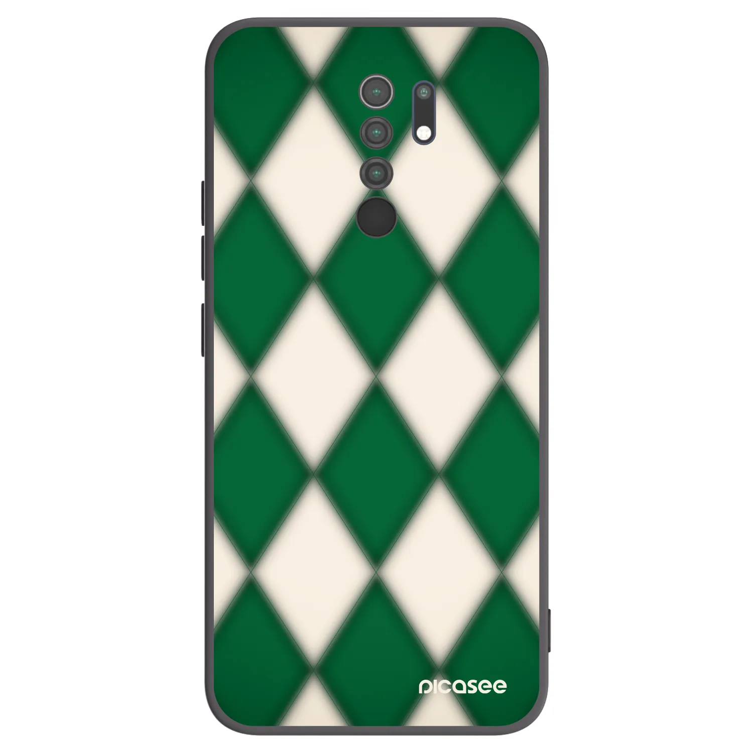 Picasee silikonski črni ovitek za Xiaomi Redmi 9 - Emerald Diamond