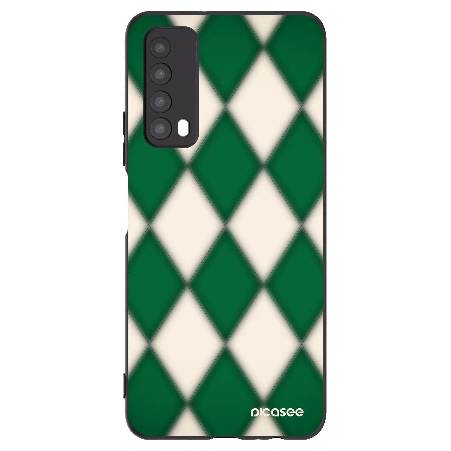 Picasee silikonski črni ovitek za Huawei P Smart 2021 - Emerald Diamond