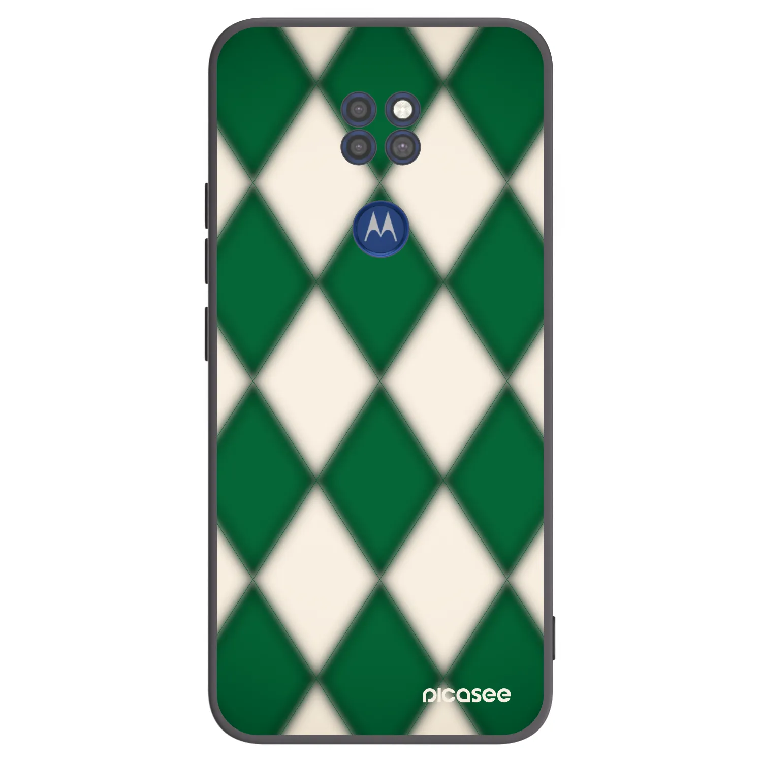 Picasee silikonski črni ovitek za Motorola Moto G9 Play - Emerald Diamond