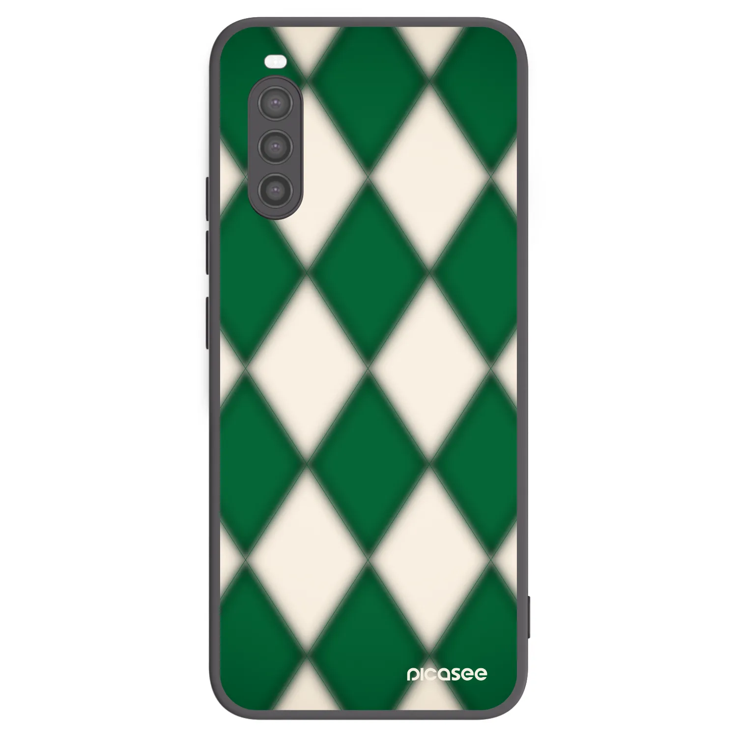 Picasee silikonski črni ovitek za Sony Xperia 10 II - Emerald Diamond