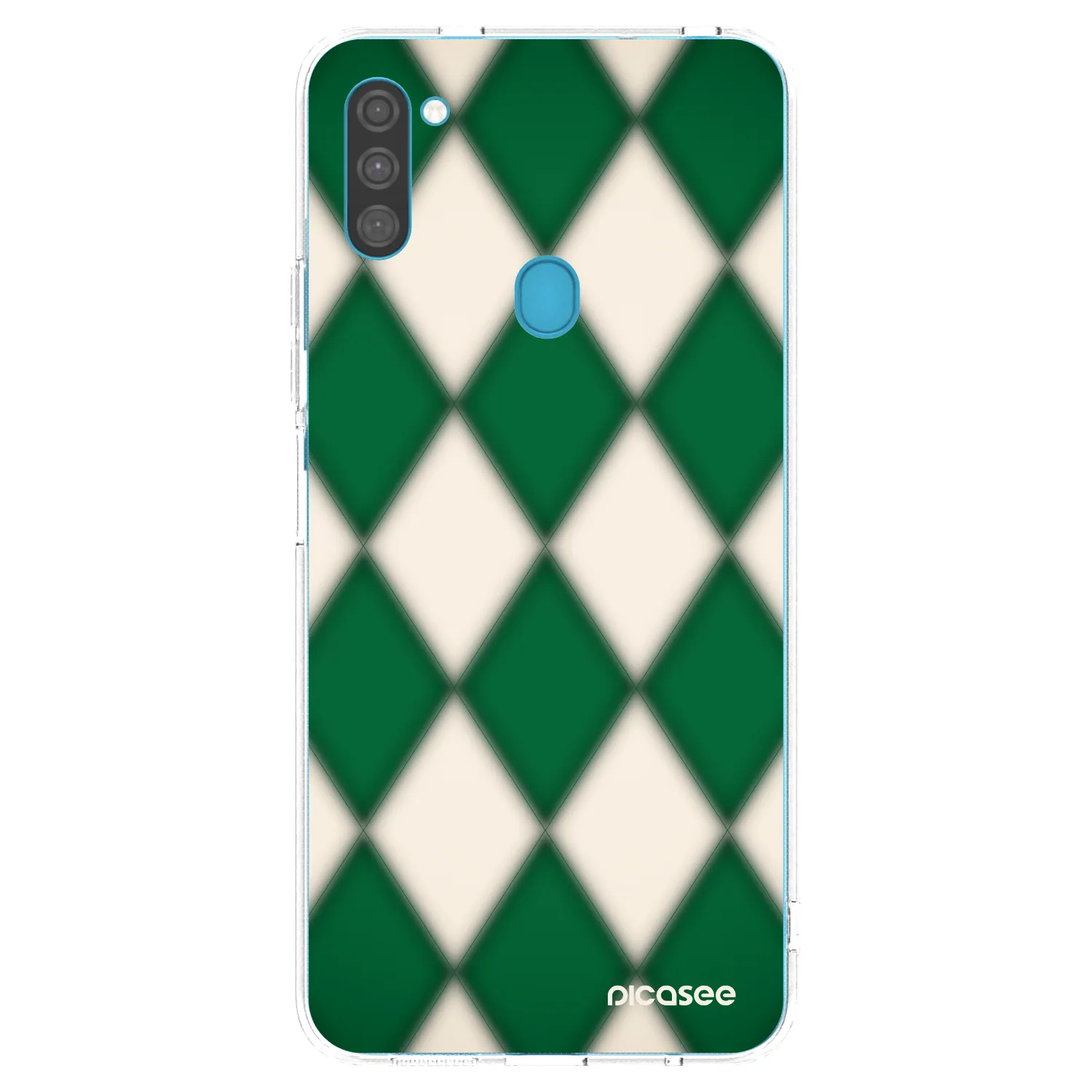 Picasee silikonski prozorni ovitek za Samsung Galaxy M11 - Emerald Diamond