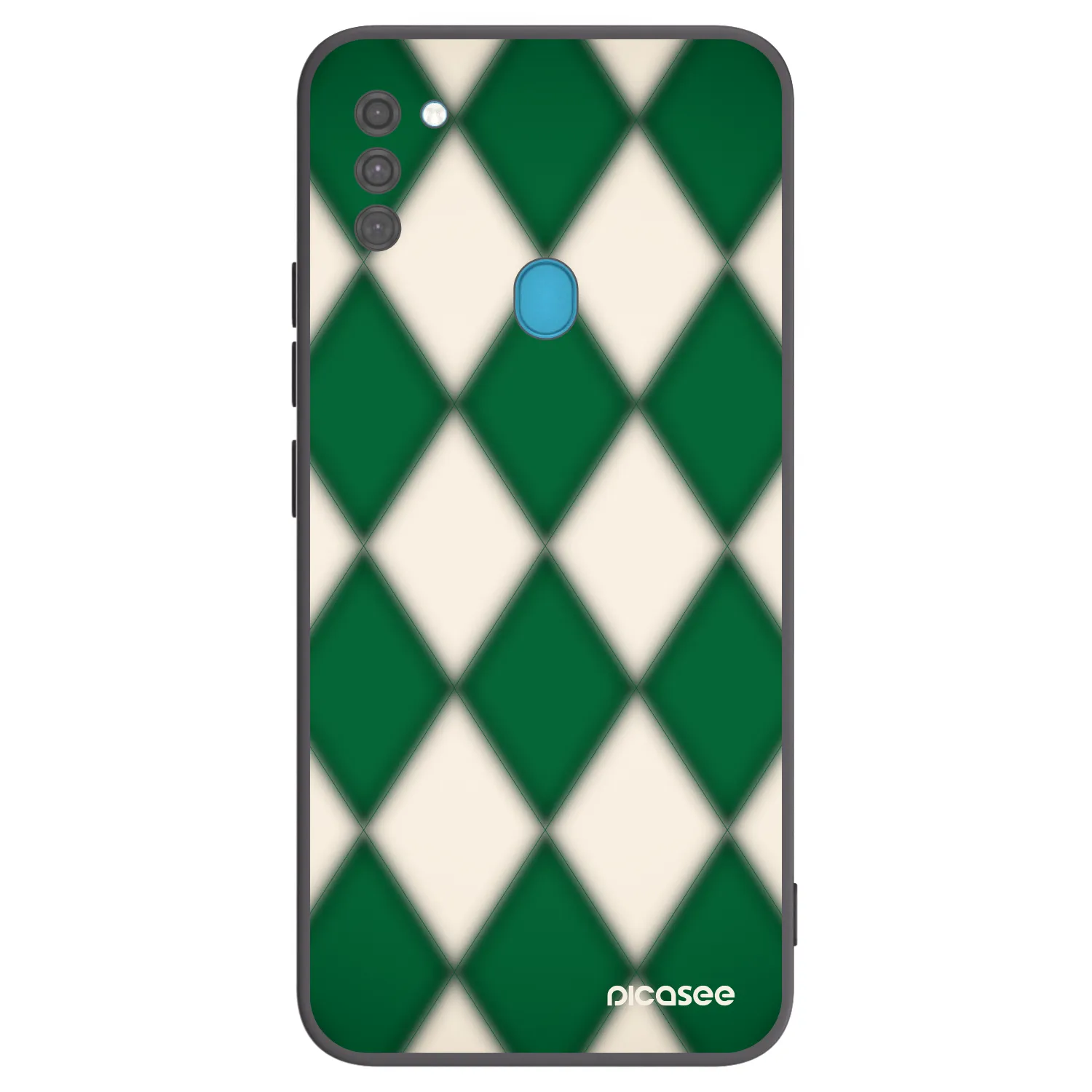Picasee silikonski črni ovitek za Samsung Galaxy M11 - Emerald Diamond