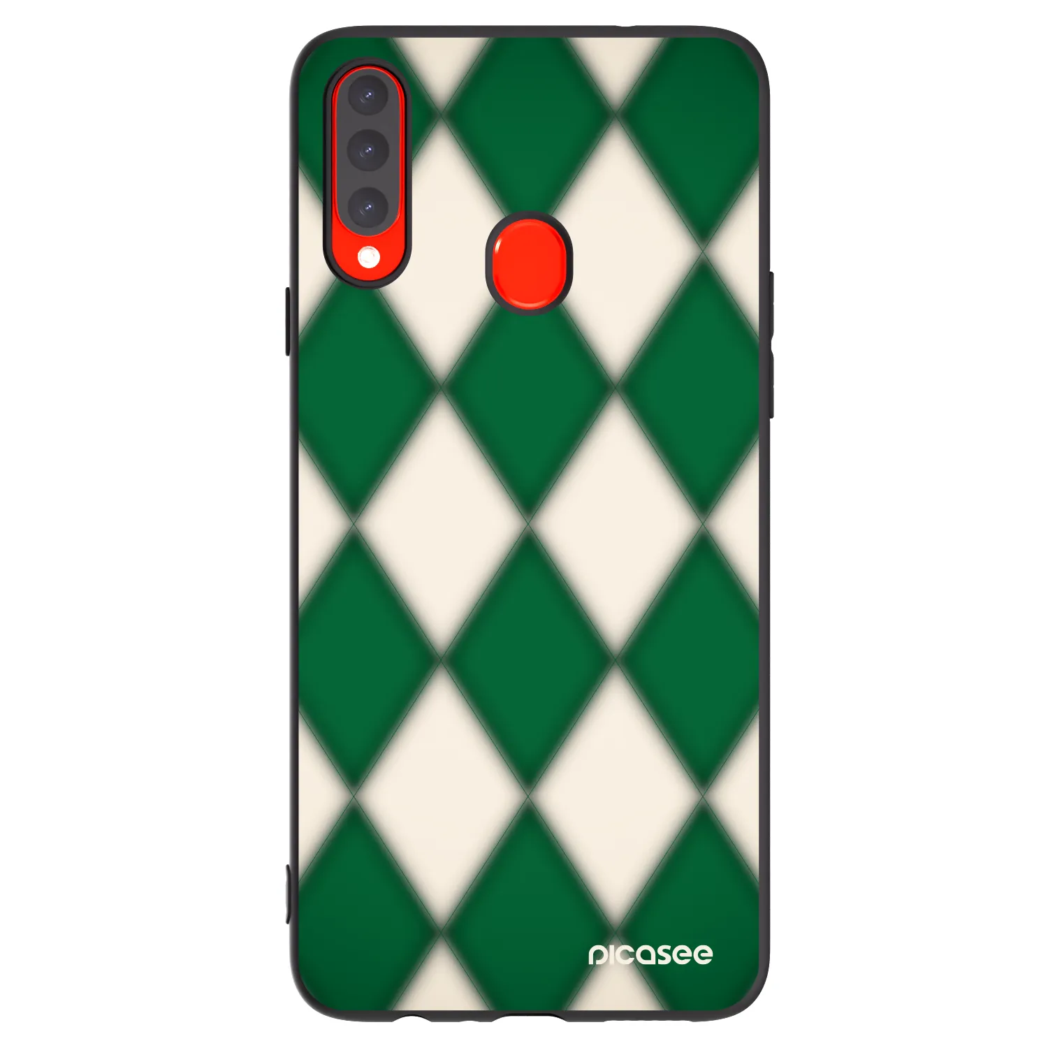 Picasee silikonski črni ovitek za Samsung Galaxy A20s - Emerald Diamond