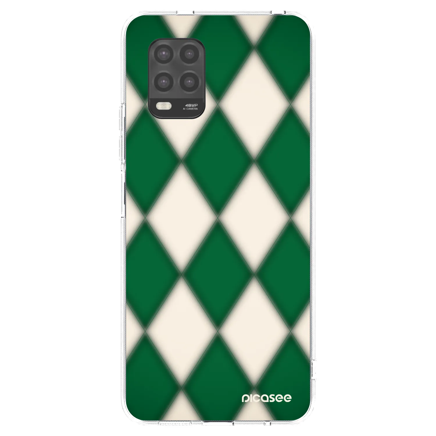 Picasee silikonski prozorni ovitek za Xiaomi Mi 10 Lite - Emerald Diamond