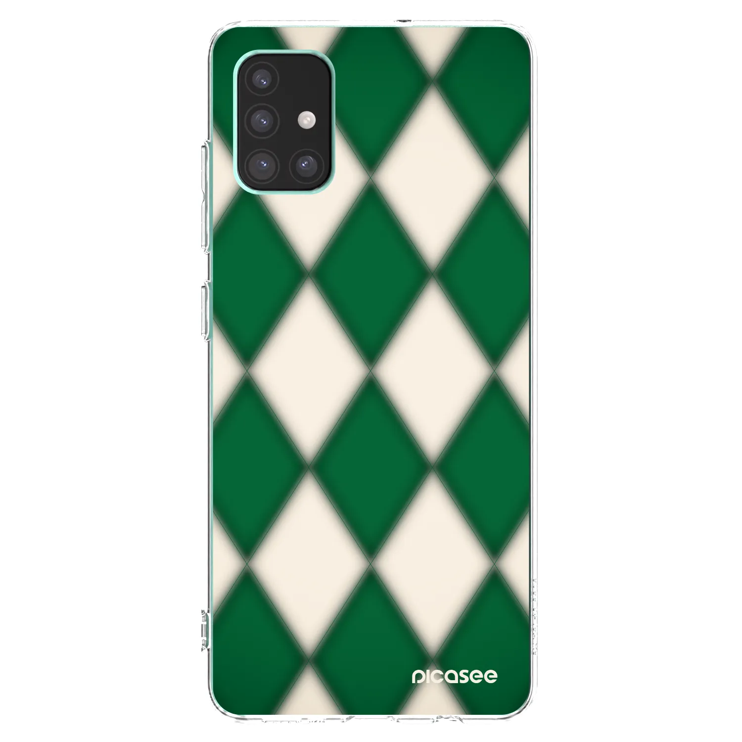 Picasee silikonski prozorni ovitek za Samsung Galaxy M51 M515F - Emerald Diamond