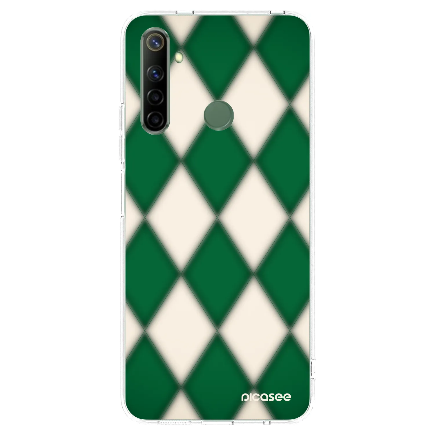 Picasee silikonski prozorni ovitek za Realme 6i - Emerald Diamond