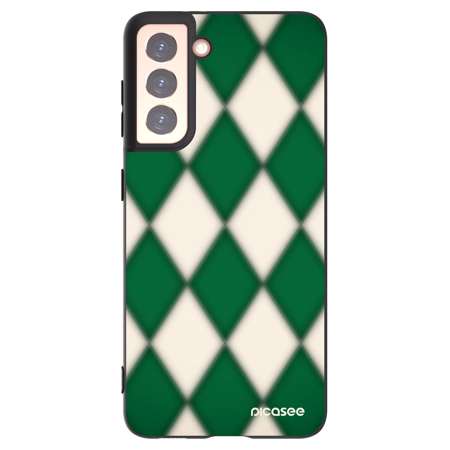Picasee silikonski črni ovitek za Samsung Galaxy S21 5G G991B - Emerald Diamond