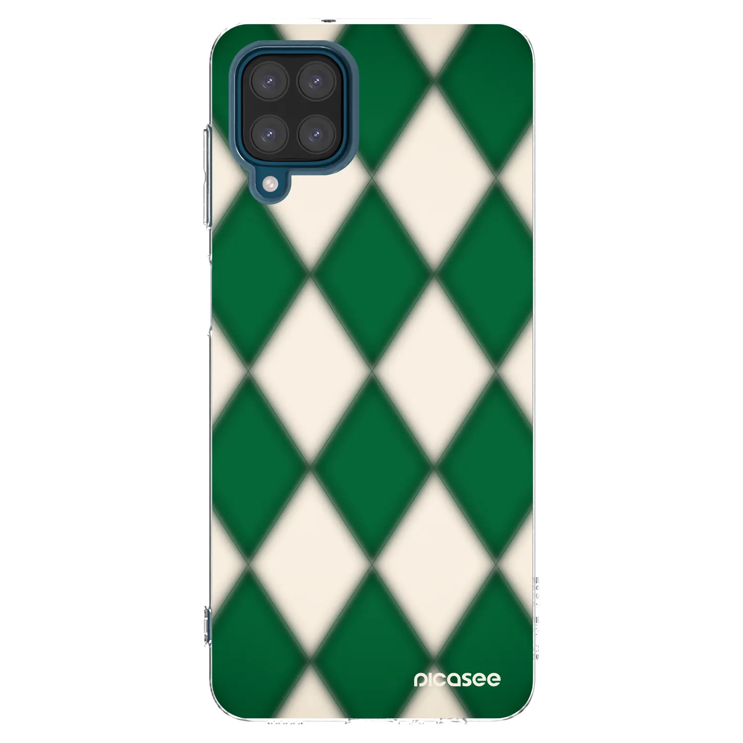 Picasee silikonski prozorni ovitek za Samsung Galaxy A12 A125F - Emerald Diamond