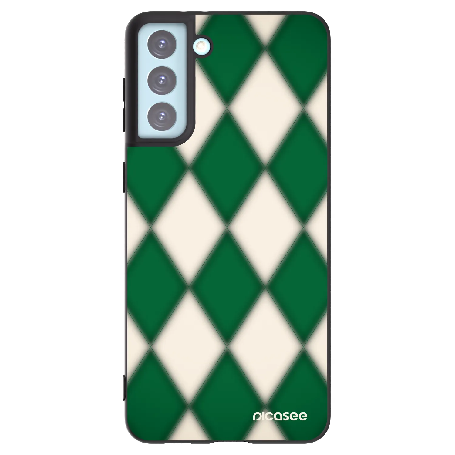 Picasee silikonski črni ovitek za Samsung Galaxy S21+ 5G G996F - Emerald Diamond