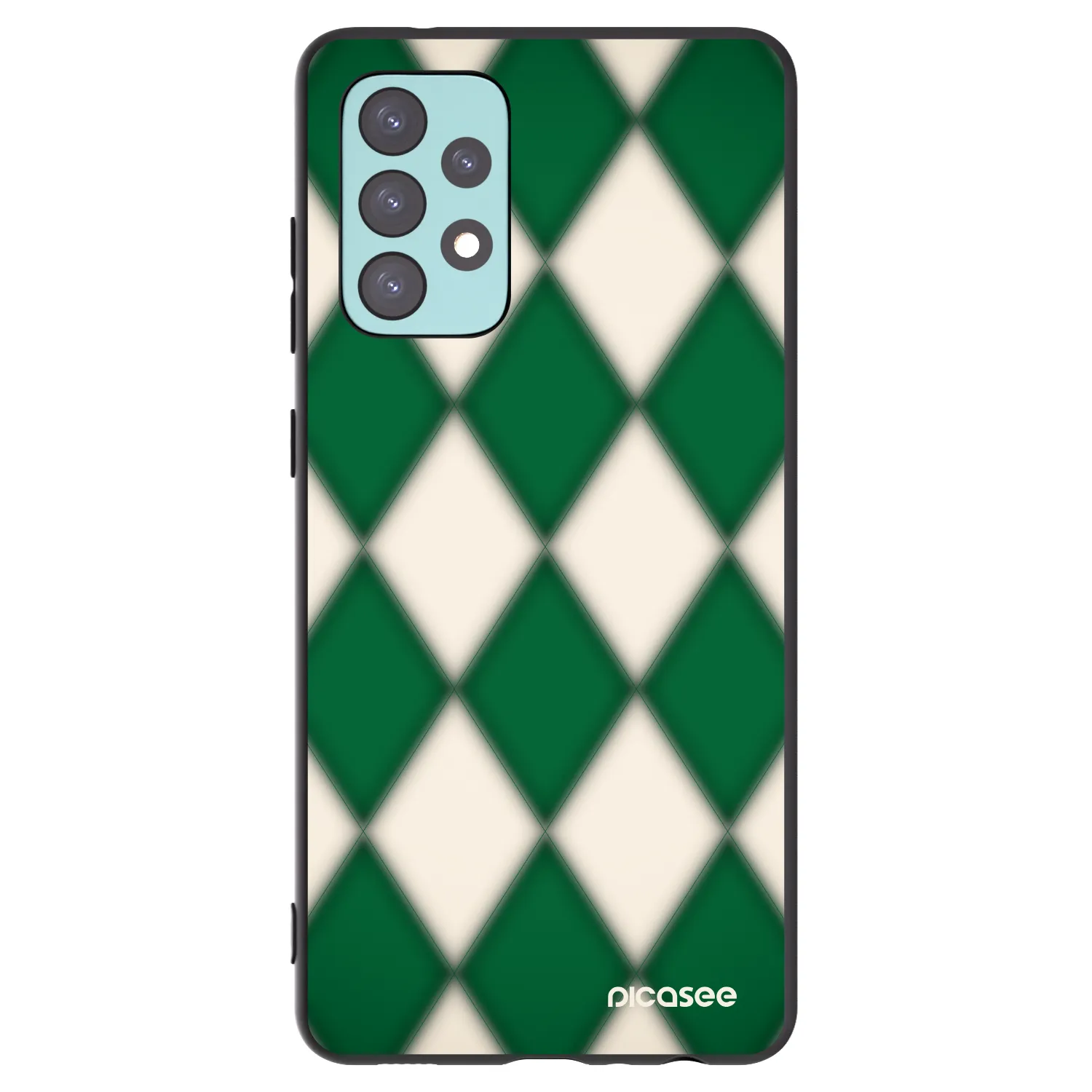 Picasee silikonski črni ovitek za Samsung Galaxy A72 A725F - Emerald Diamond