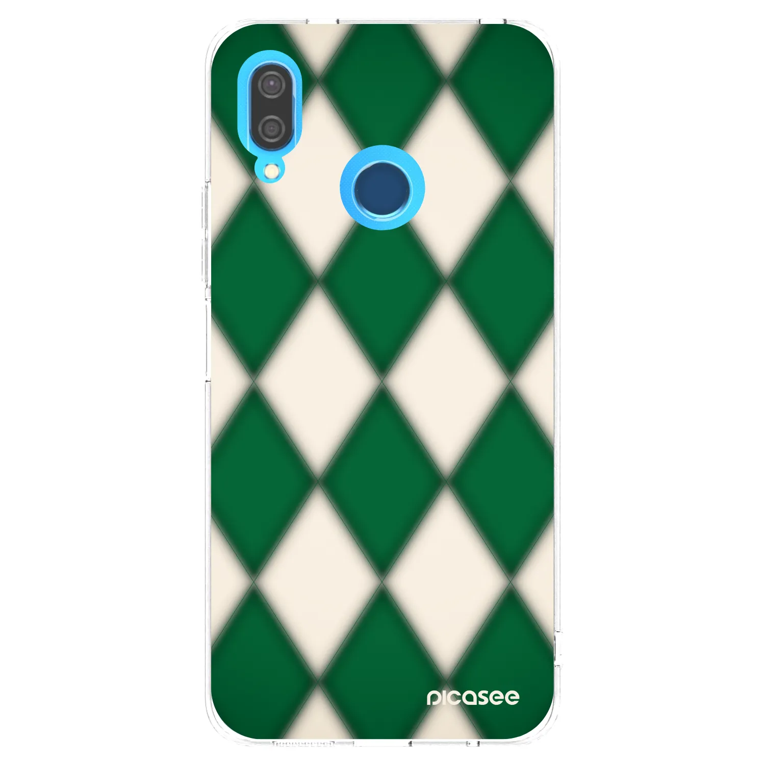 Picasee silikonski prozorni ovitek za Huawei P20 Lite - Emerald Diamond