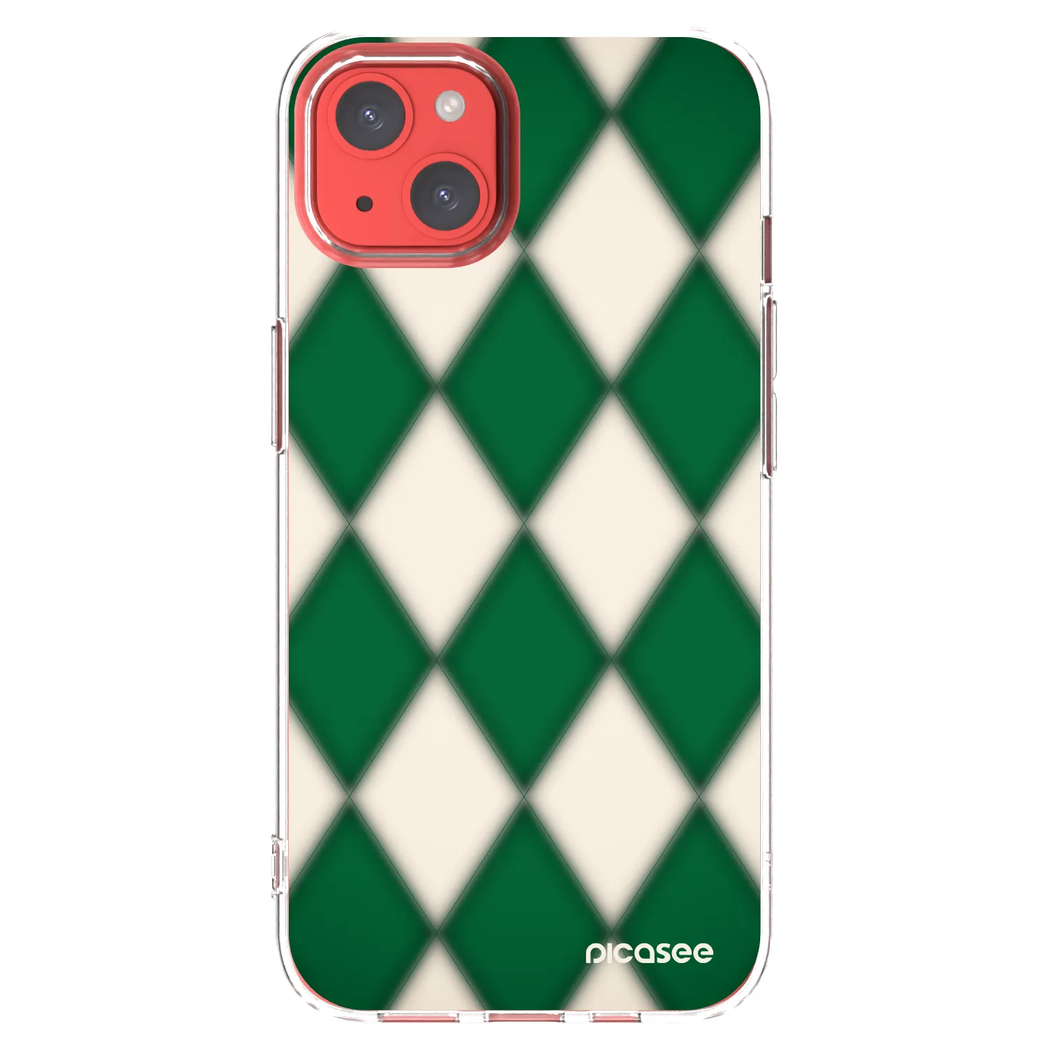 Picasee silikonski prozorni ovitek za Apple iPhone 13 - Emerald Diamond
