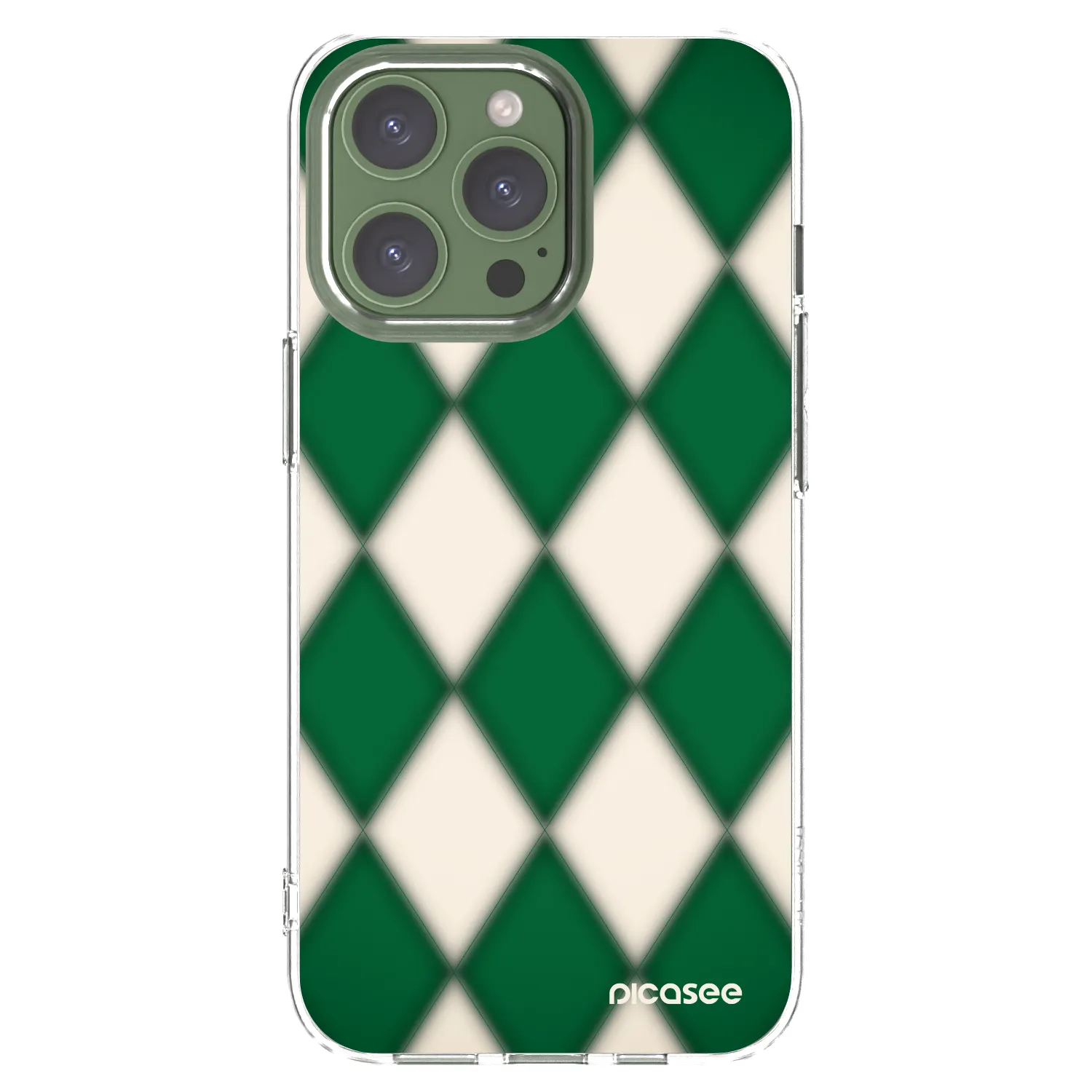 Picasee silikonski prozorni ovitek za Apple iPhone 13 Pro - Emerald Diamond