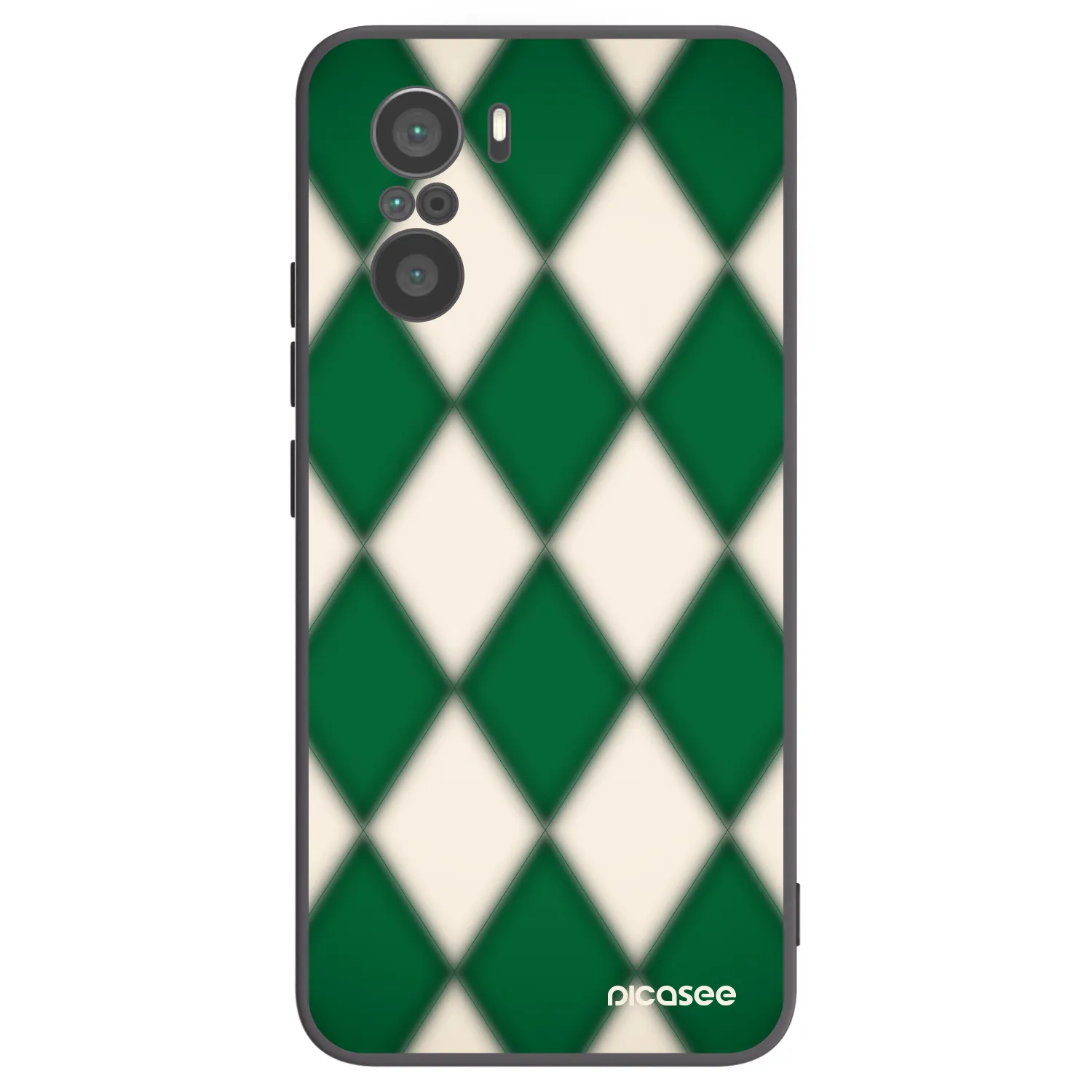 Picasee silikonski črni ovitek za Xiaomi Poco F3 - Emerald Diamond