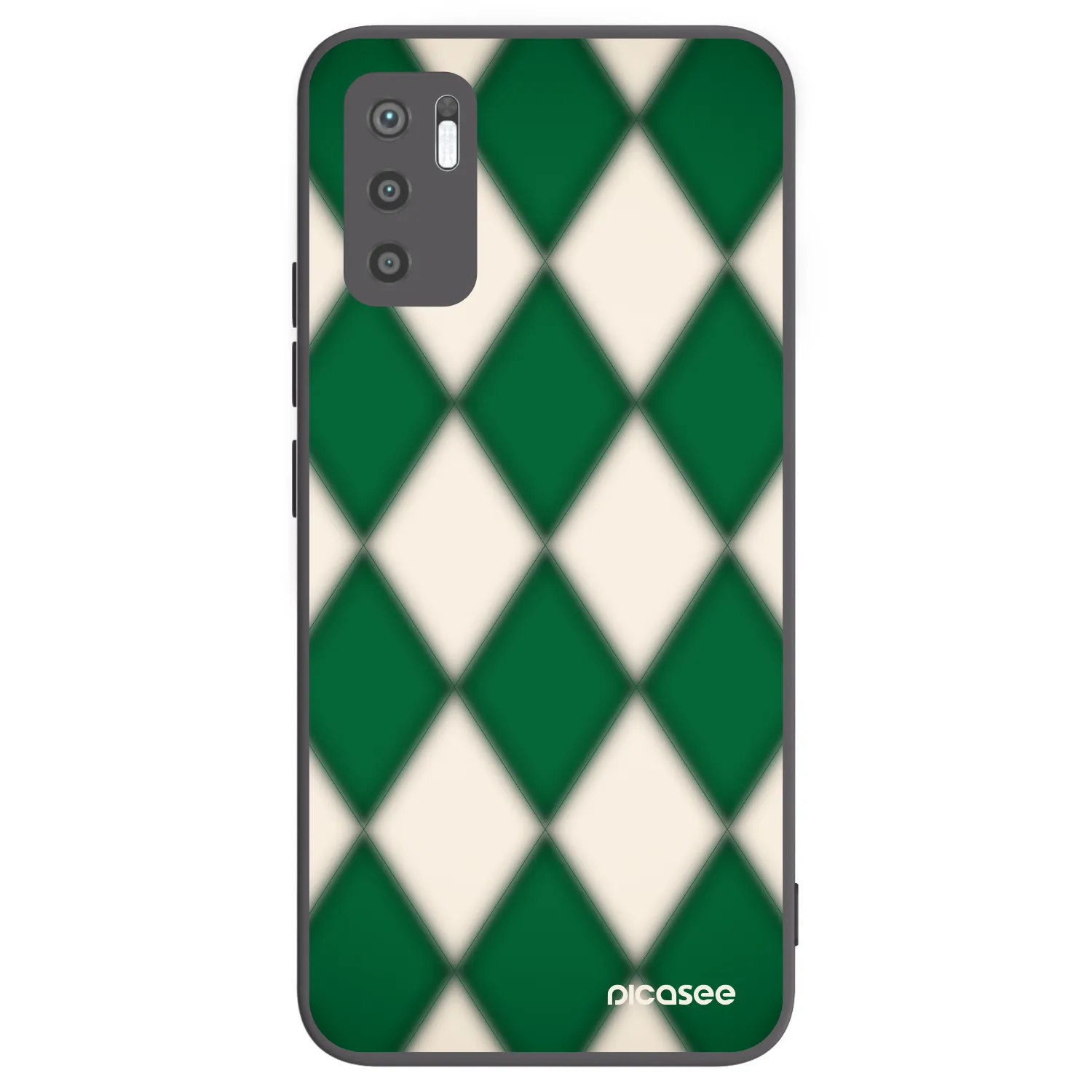 Picasee silikonski črni ovitek za Xiaomi Redmi Note 10 5G - Emerald Diamond