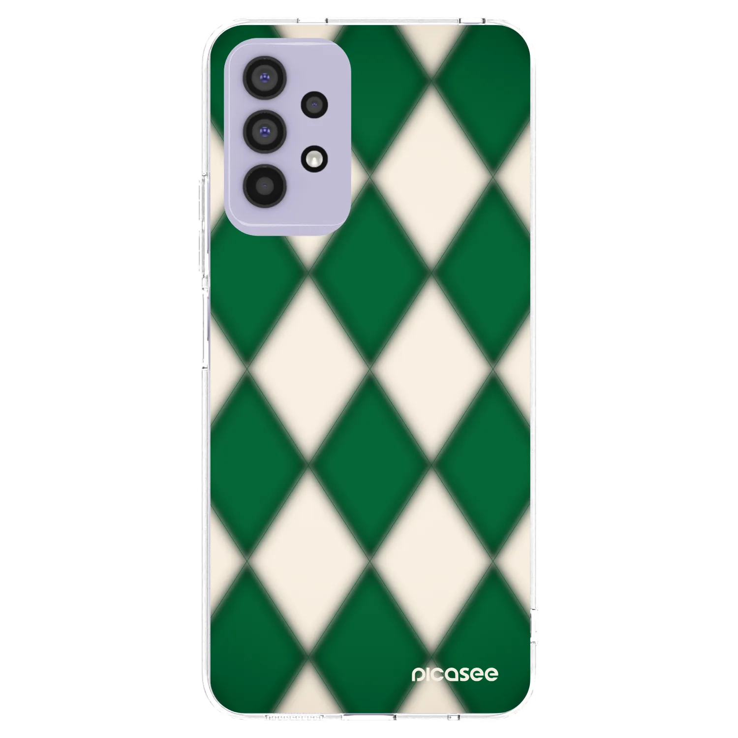 Picasee silikonski prozorni ovitek za Samsung Galaxy A32 4G SM-A325F - Emerald Diamond