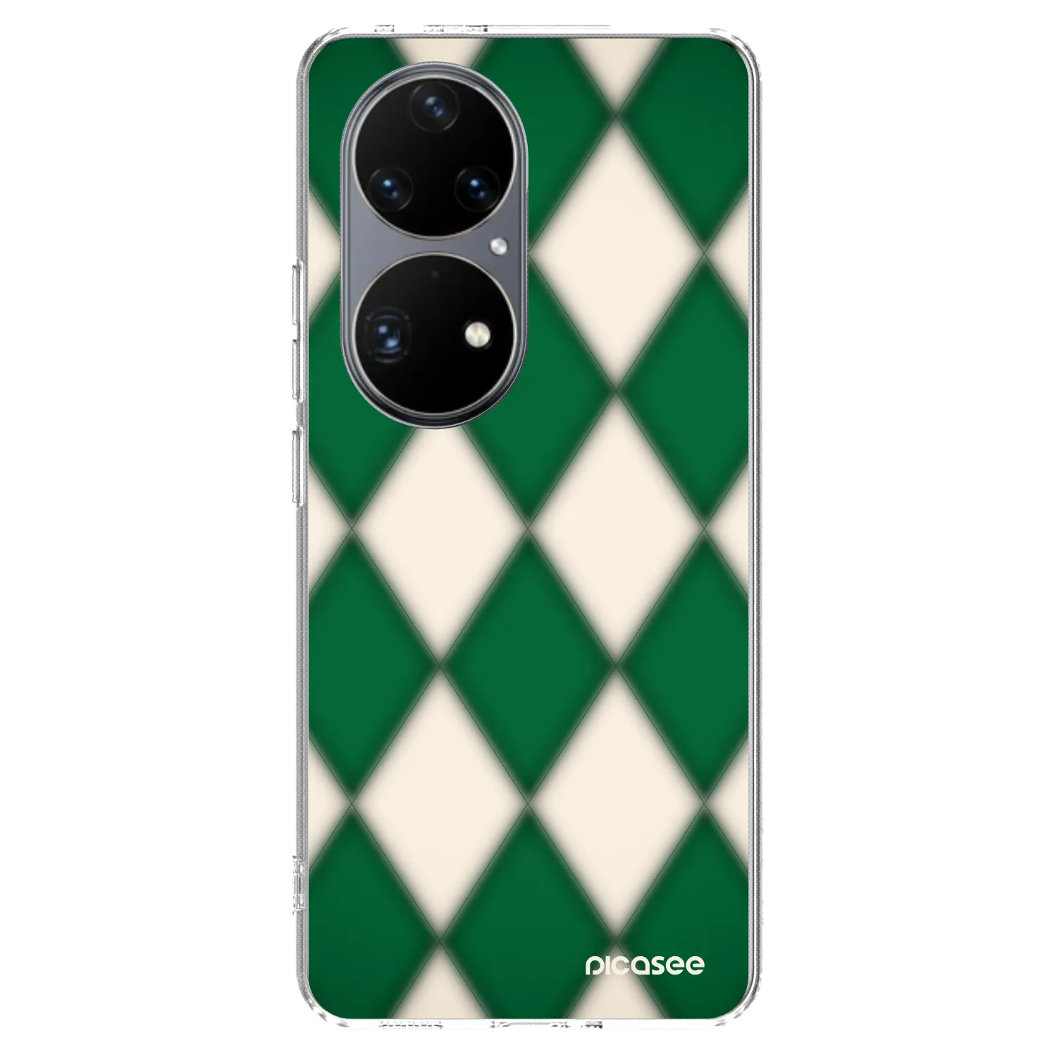 Picasee silikonski prozorni ovitek za Huawei P50 - Emerald Diamond