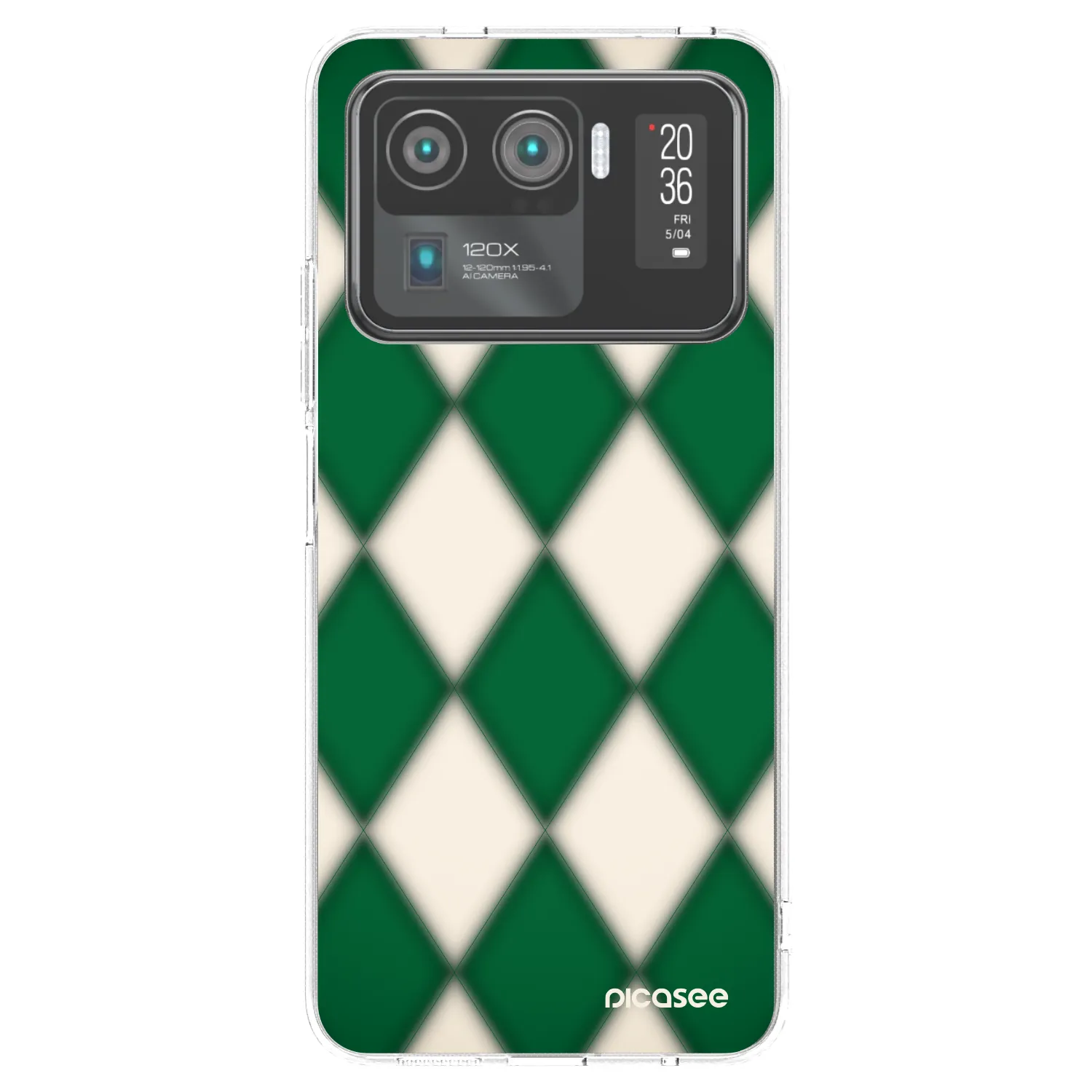 Picasee silikonski prozorni ovitek za Xiaomi Mi 11 Ultra - Emerald Diamond