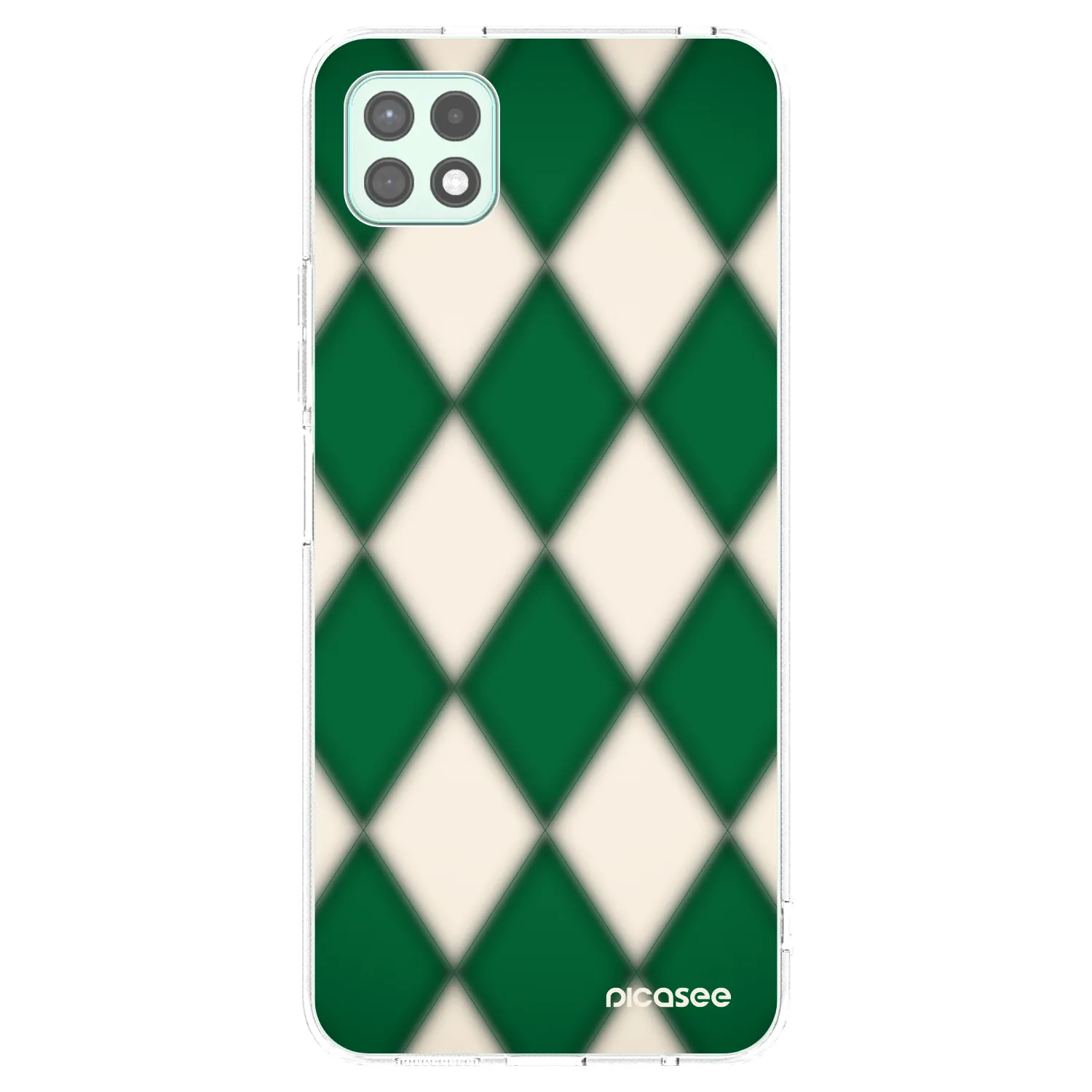 Picasee silikonski prozorni ovitek za Samsung Galaxy A22 A226B 5G - Emerald Diamond