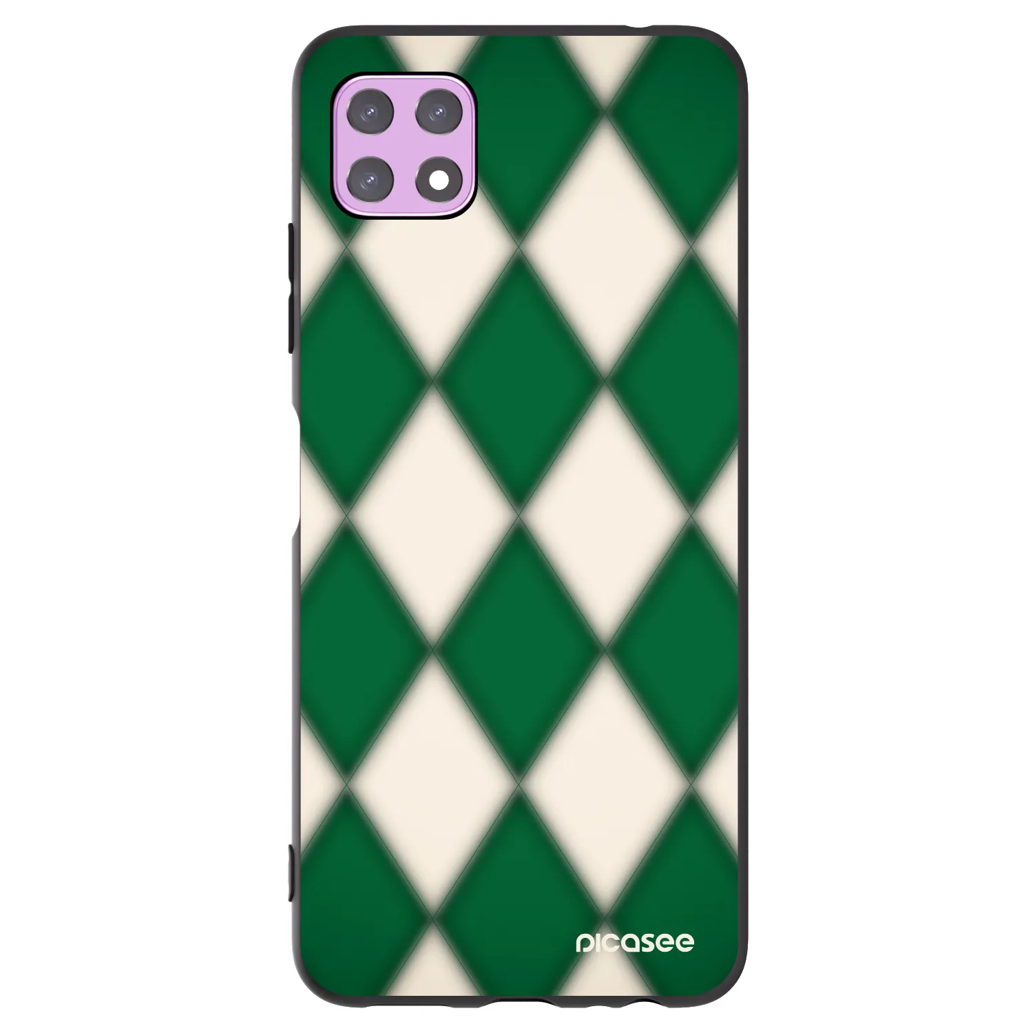 Picasee silikonski črni ovitek za Samsung Galaxy A22 A226B 5G - Emerald Diamond