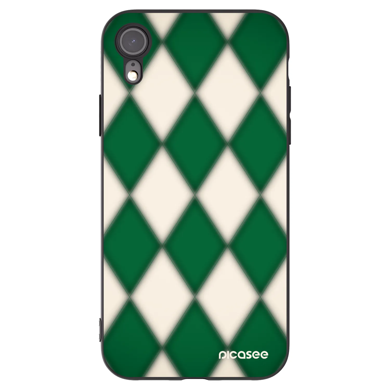 Picasee silikonski črni ovitek za Apple iPhone 6 Plus/6S Plus - Emerald Diamond