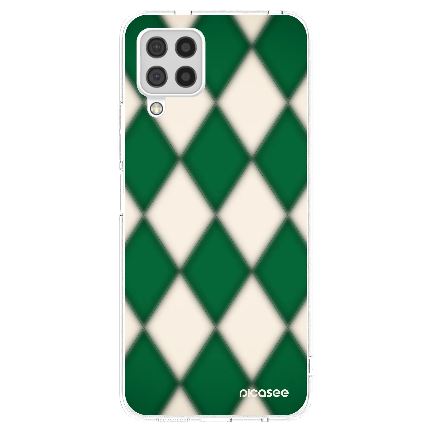 Picasee silikonski prozorni ovitek za Samsung Galaxy A22 A225F 4G - Emerald Diamond