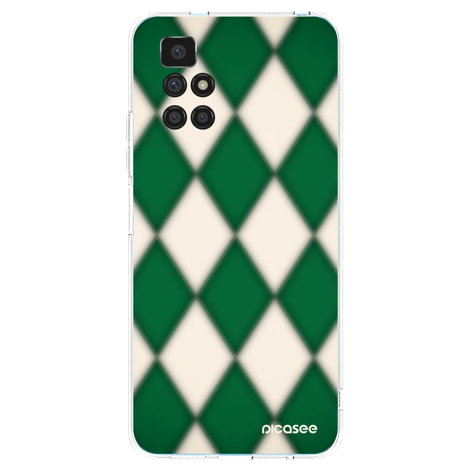 Picasee silikonski prozorni ovitek za Xiaomi Redmi 10 - Emerald Diamond