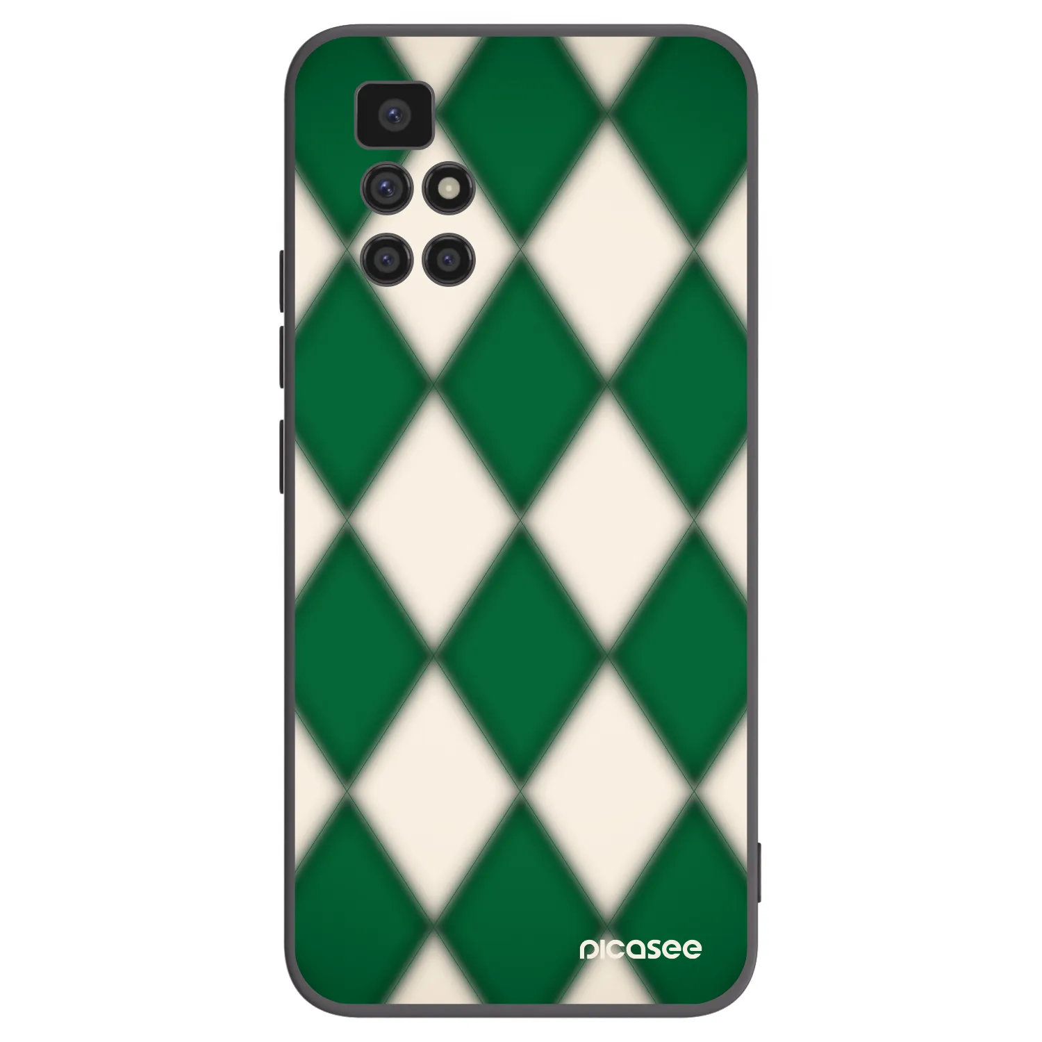Picasee silikonski črni ovitek za Xiaomi Redmi 10 - Emerald Diamond