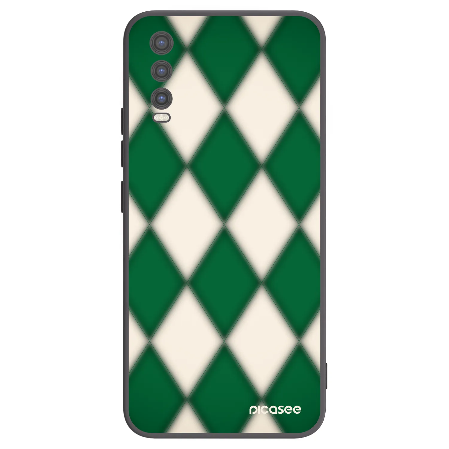 Picasee silikonski črni ovitek za Vivo Y20s - Emerald Diamond