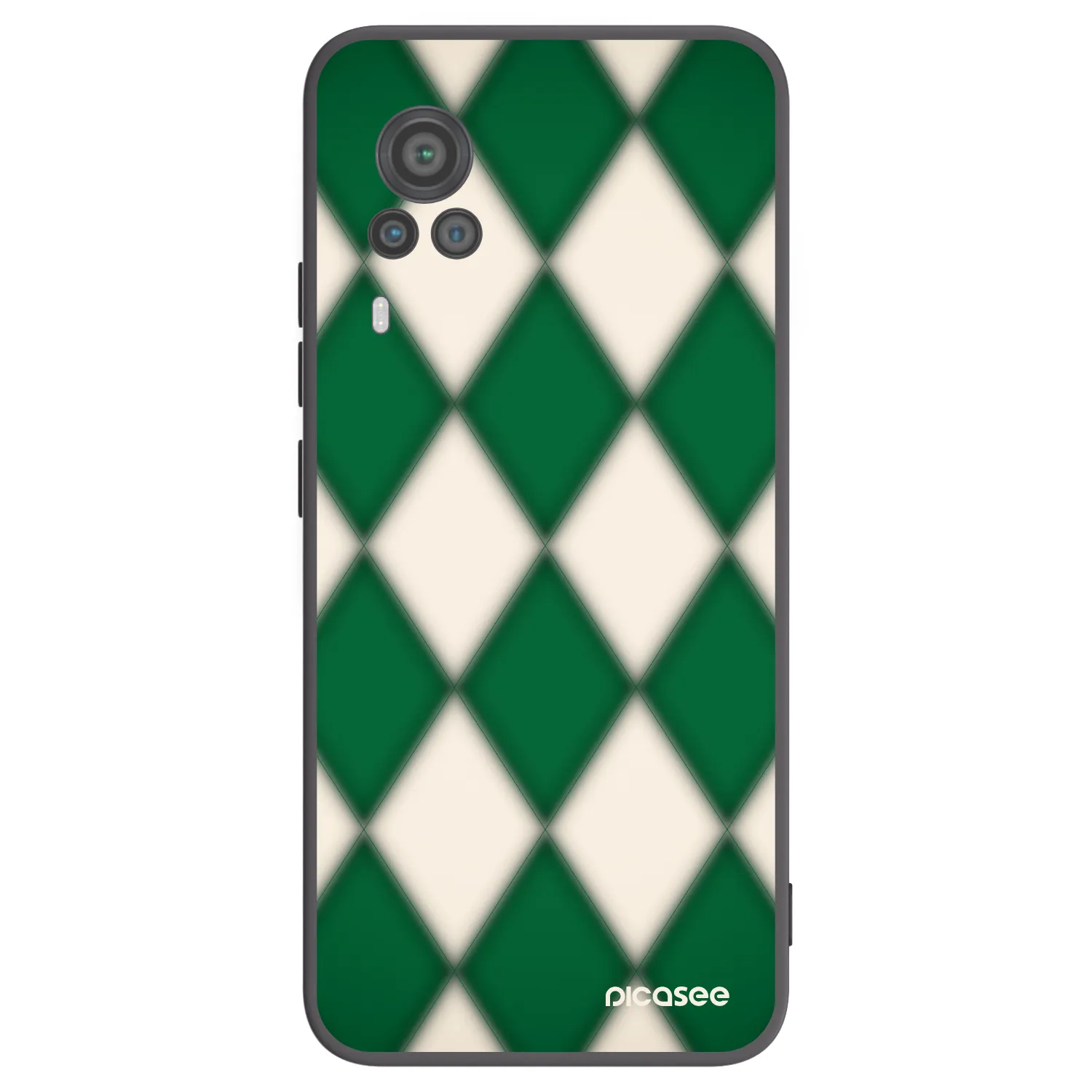 Picasee silikonski črni ovitek za Vivo X60 Pro 5G - Emerald Diamond