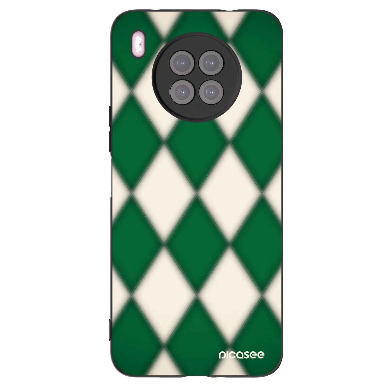 Picasee silikonski črni ovitek za Huawei Nova 8i - Emerald Diamond