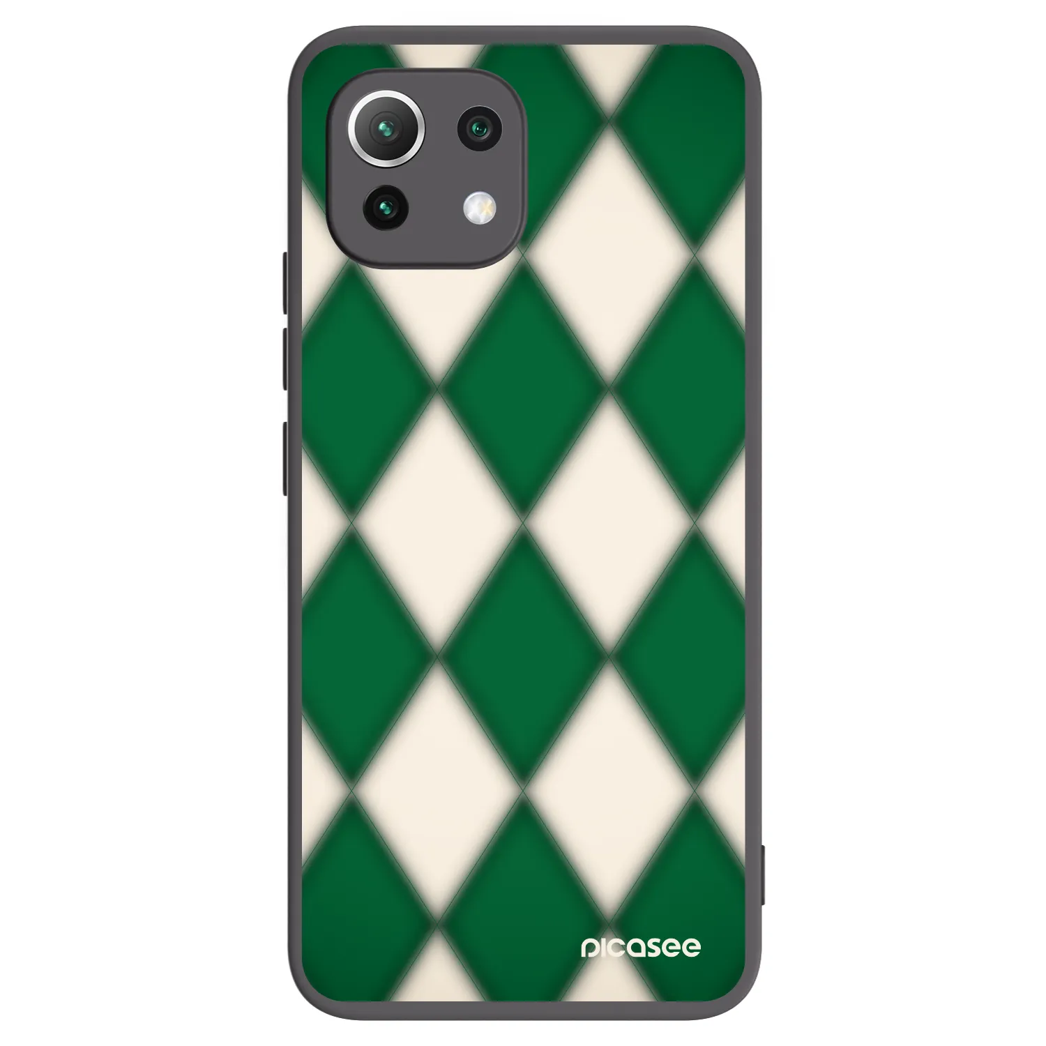 Picasee silikonski črni ovitek za Xiaomi 11 Lite 5G NE - Emerald Diamond