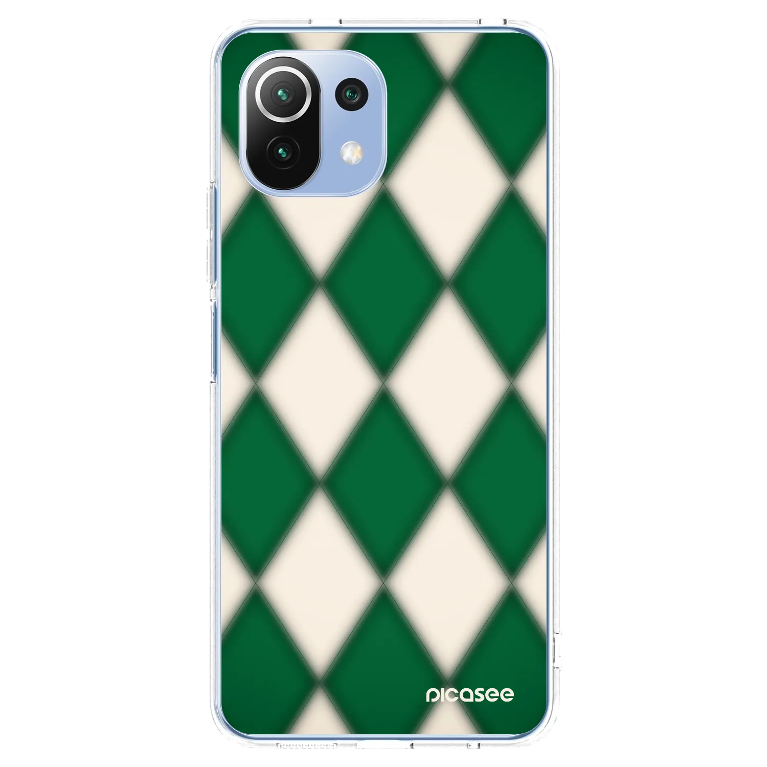 Picasee silikonski prozorni ovitek za Xiaomi 11 Lite 5G NE - Emerald Diamond