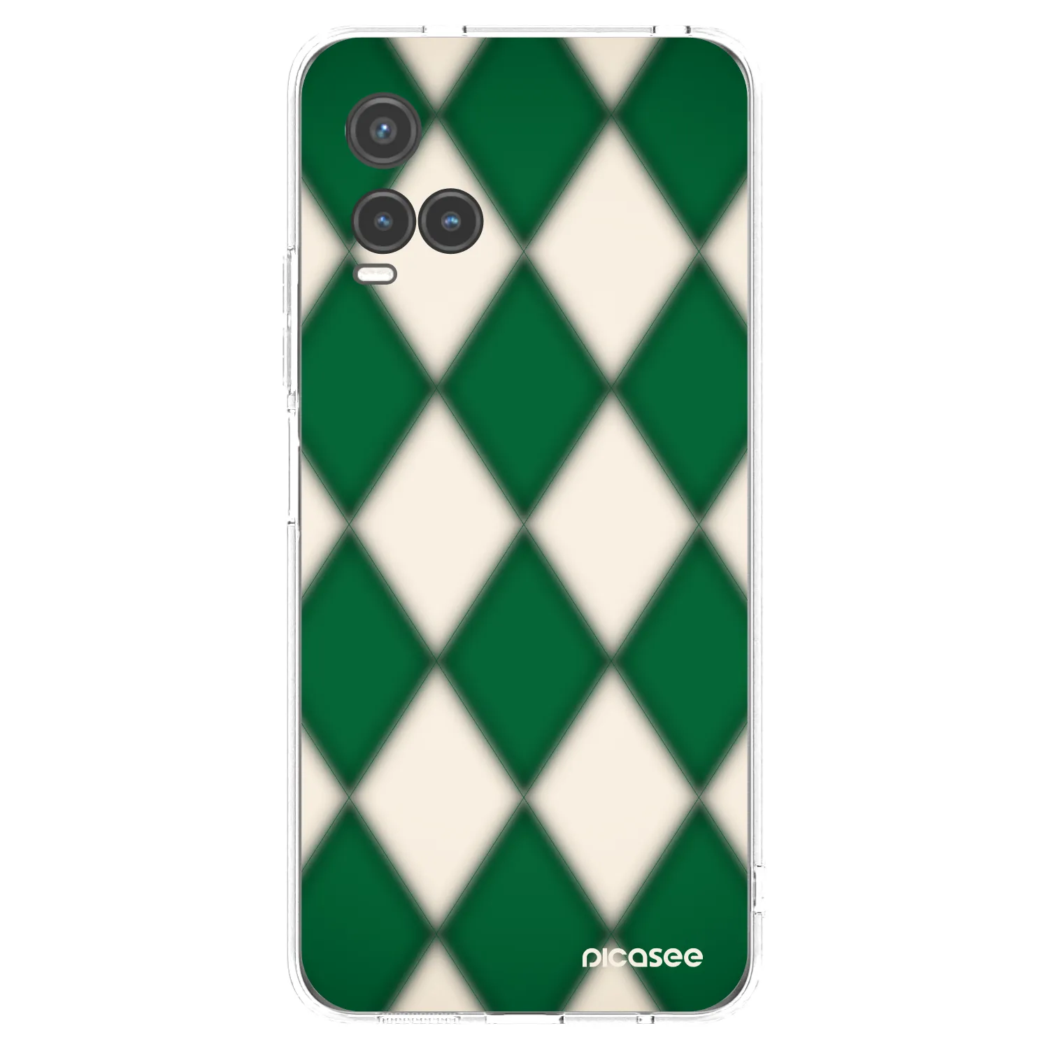 Picasee silikonski prozorni ovitek za Vivo Y33s - Emerald Diamond