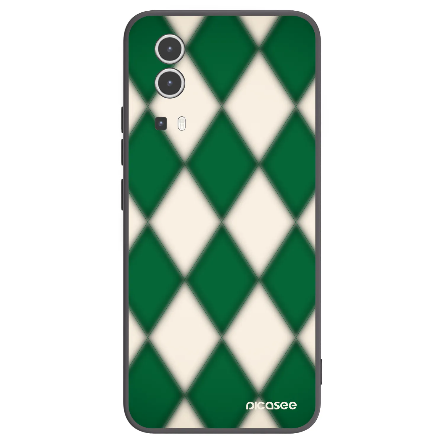 Picasee silikonski črni ovitek za Vivo Y72 5G - Emerald Diamond