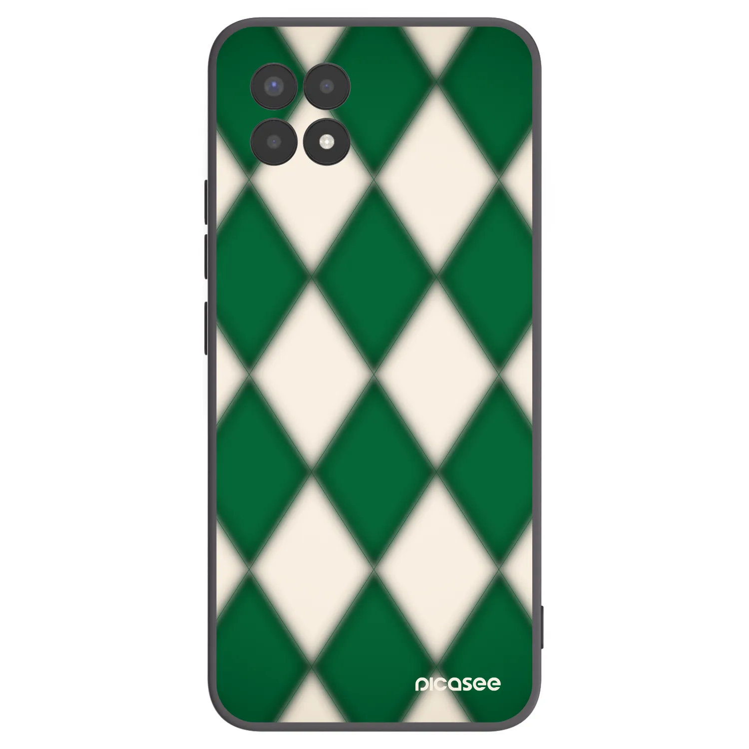 Picasee silikonski črni ovitek za Realme 8i - Emerald Diamond