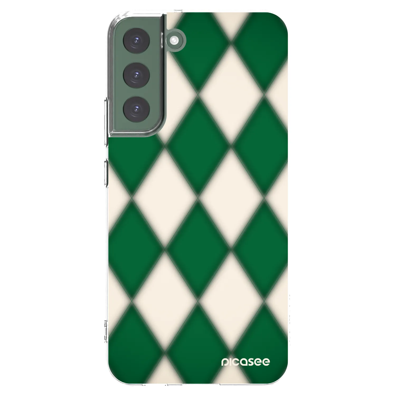 Picasee silikonski prozorni ovitek za Samsung Galaxy S22+ 5G - Emerald Diamond